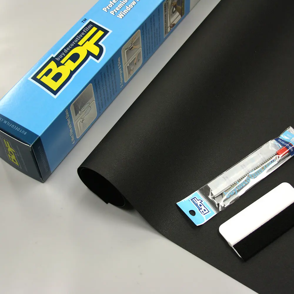 BDF 1BKOT Window Film Blackout Non-Adhesive Static Cling - Image 2