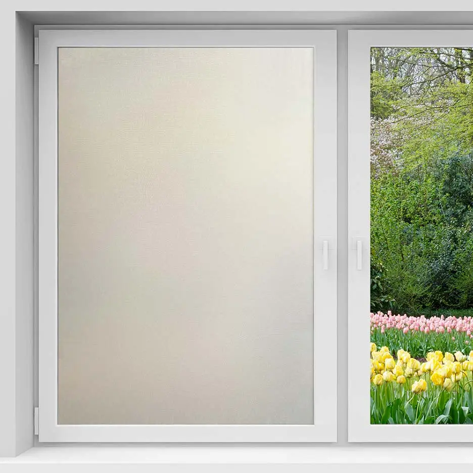 BDF 1PFR Window Film Non-Adhesive Frosted Privacy Static Cling - Image 5