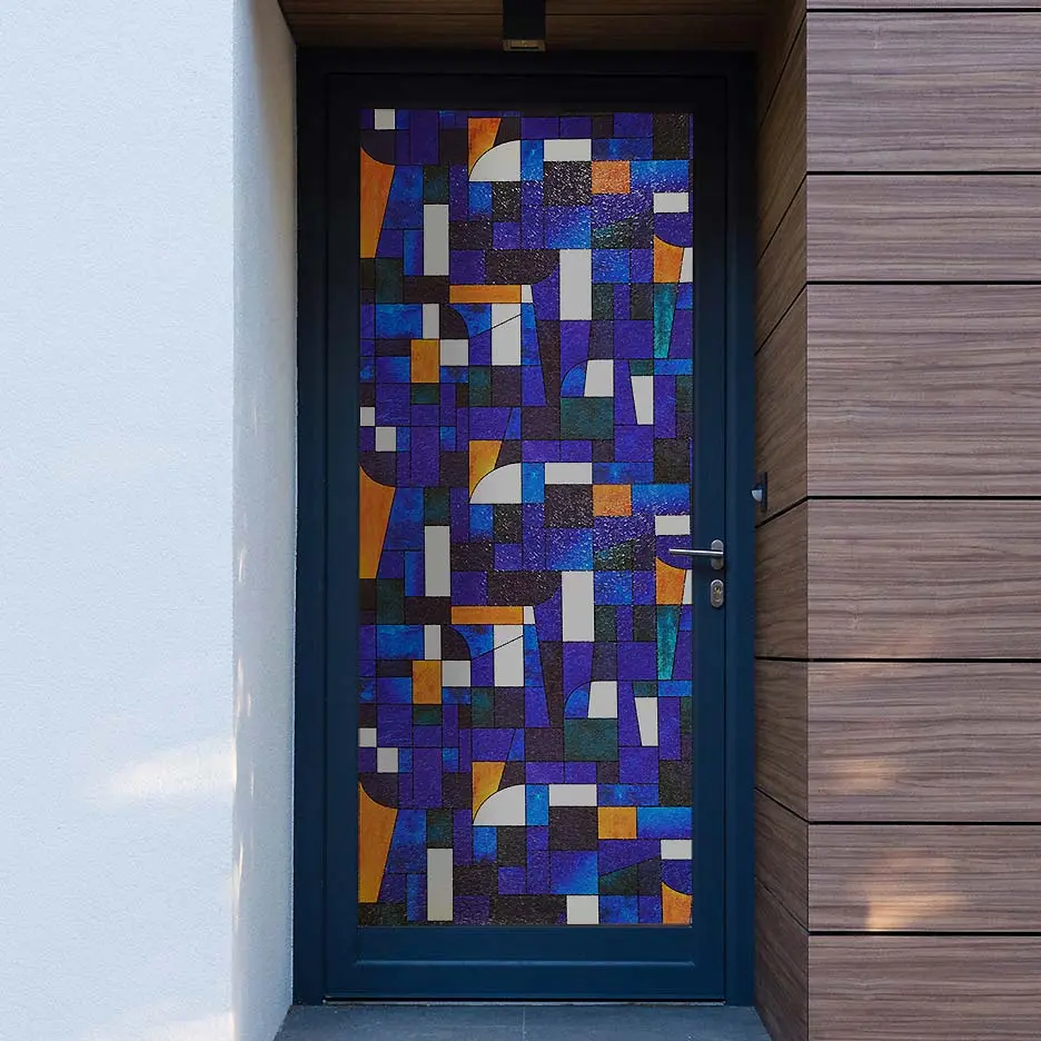 BDF 3ABST Window Film 3ABSTract Stained Glass - Image 2