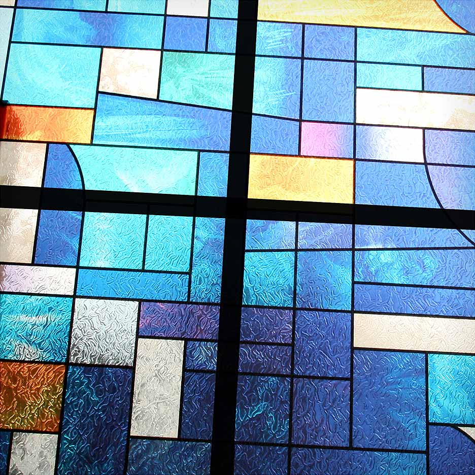 BDF 3ABST Window Film 3ABSTract Stained Glass - Image 4