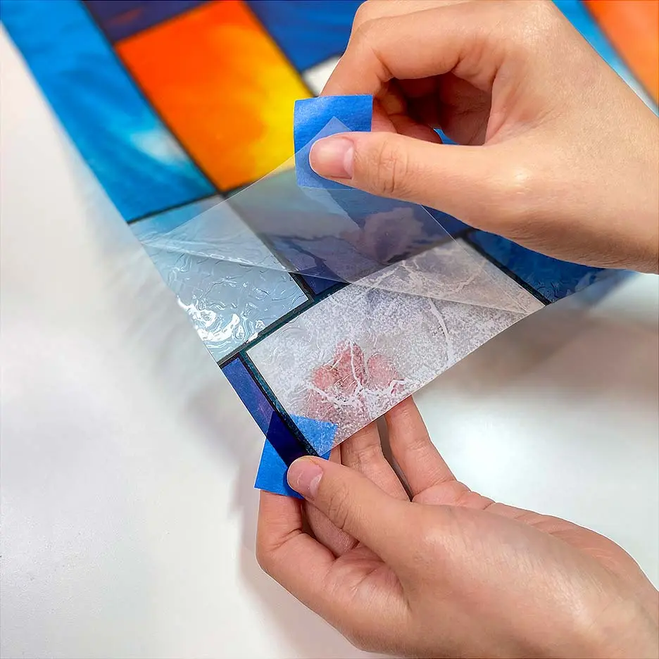 BDF 3ABST Window Film 3ABSTract Stained Glass - Image 5