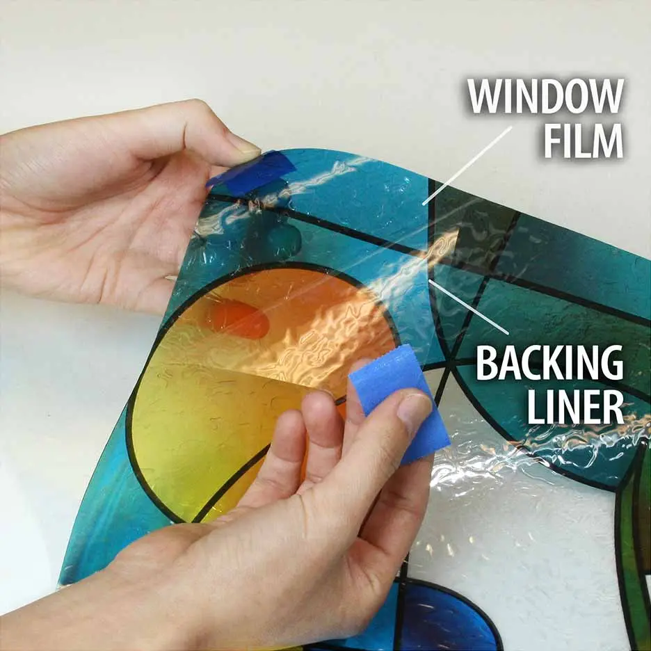 BDF 3DV Window Film Dove Stained Glass - Image 6