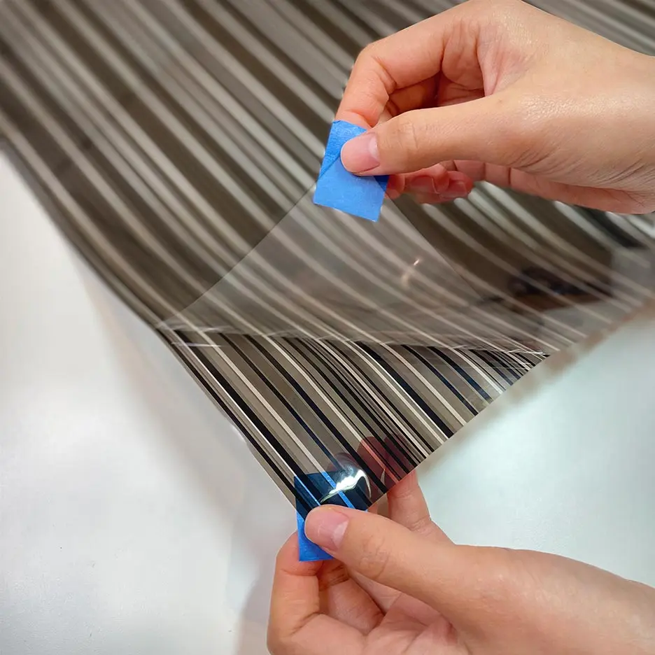 BDF 4BKSTR Decorative Window Film Black Stripe - Image 5