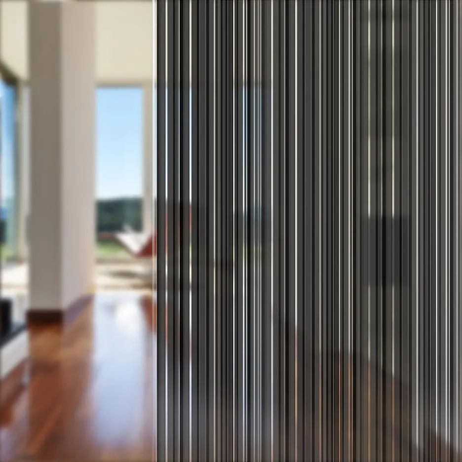 BDF 4BKSTR Decorative Window Film Black Stripe - Image 6