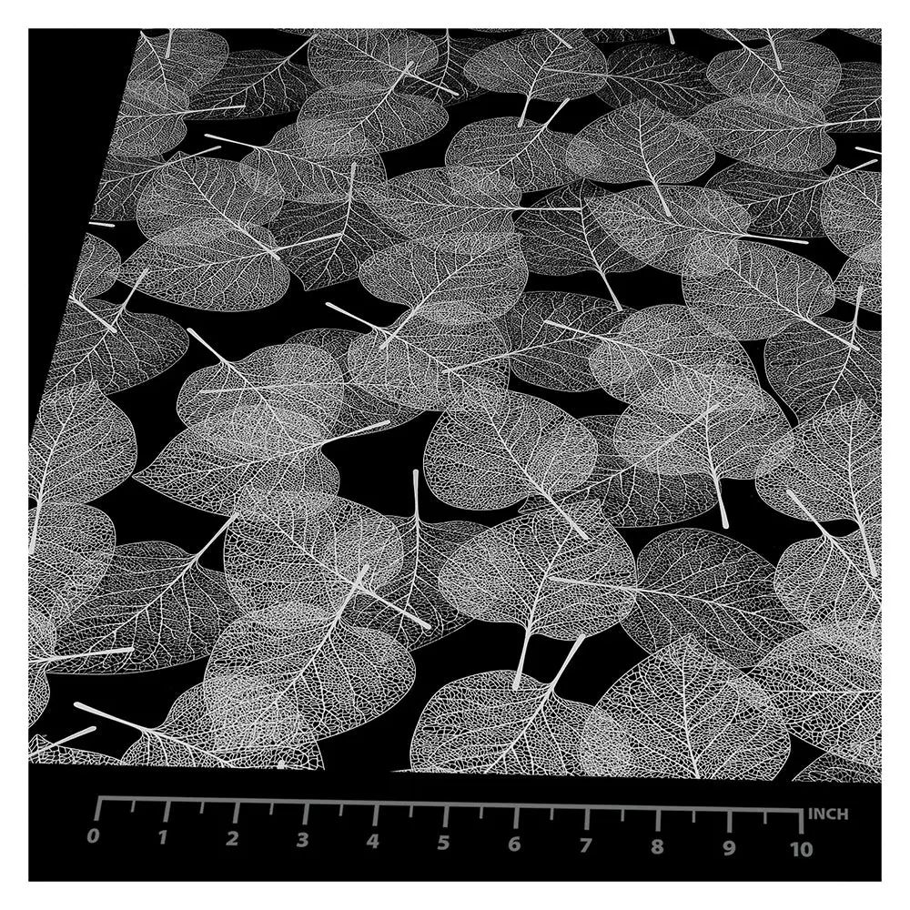 BDF 4WHLV Decorative Window Film White Leaves - Image 3
