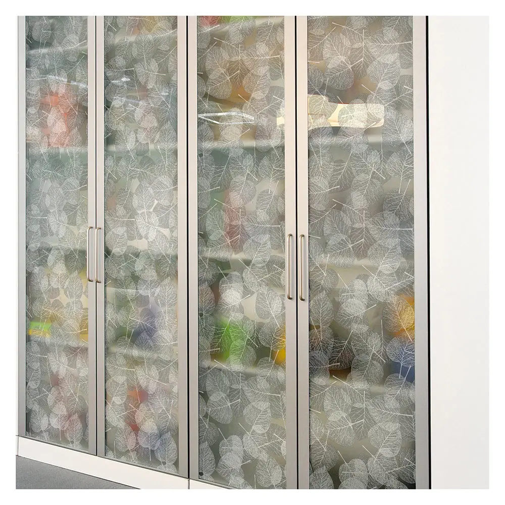 BDF 4WHLV Decorative Window Film White Leaves - Image 4
