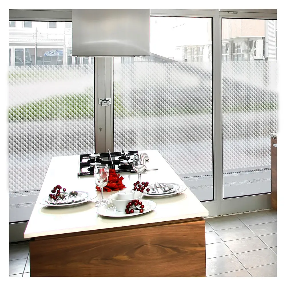 BDF 4WHTRI Decorative Window Film White Triangle - Image 4
