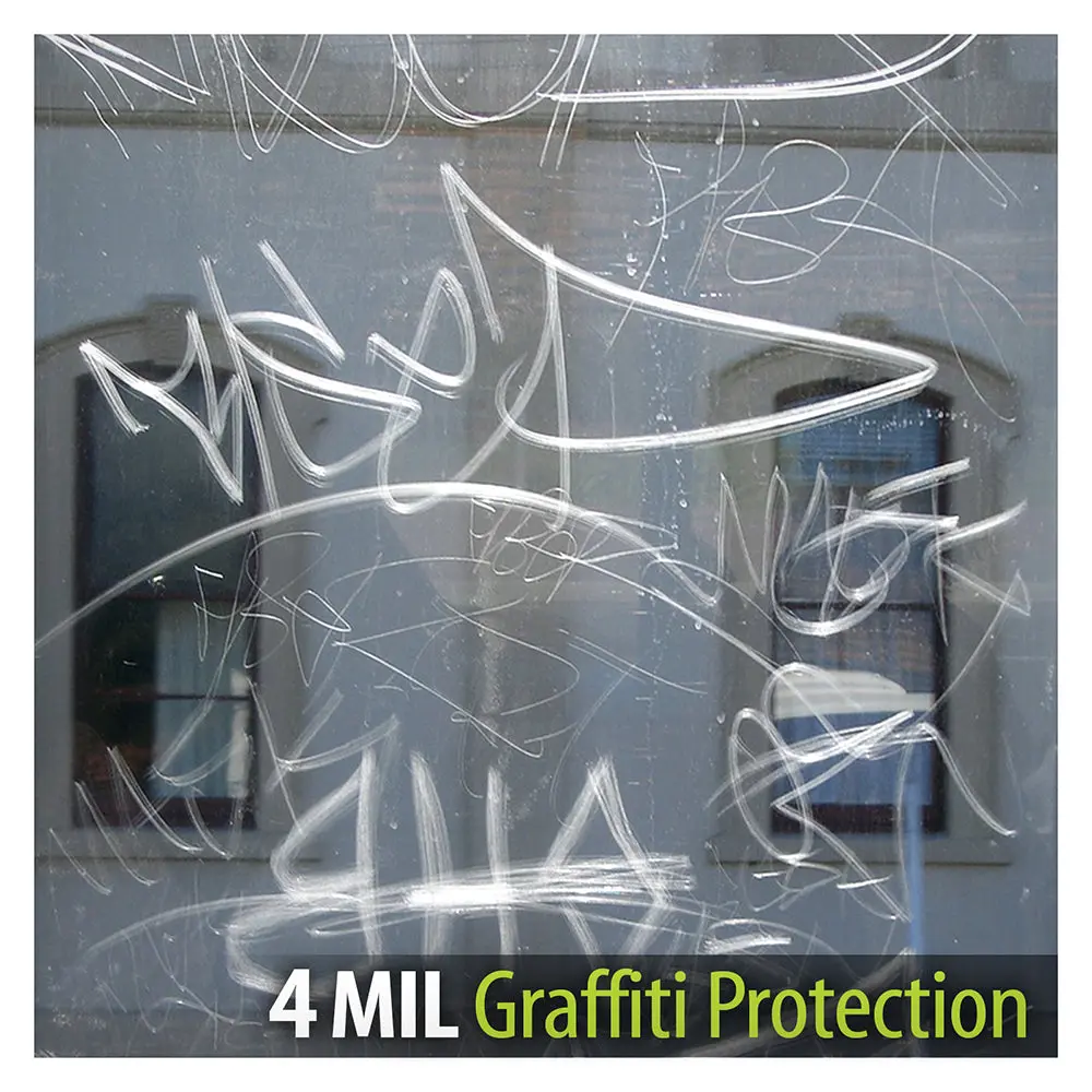 BDF AG4M Window Film Graffiti Protection 4 Mil Clear - Image 5