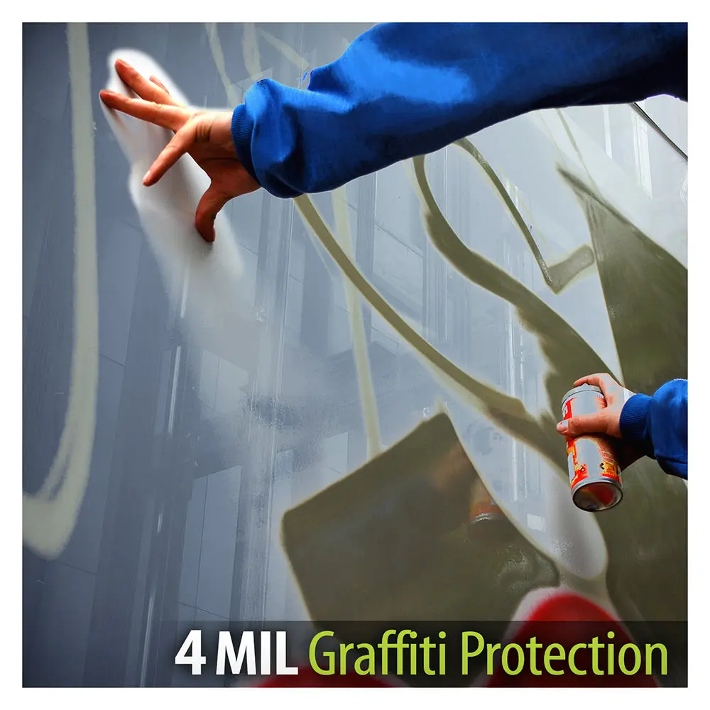 BDF AG4M Window Film Graffiti Protection 4 Mil Clear - Image 6