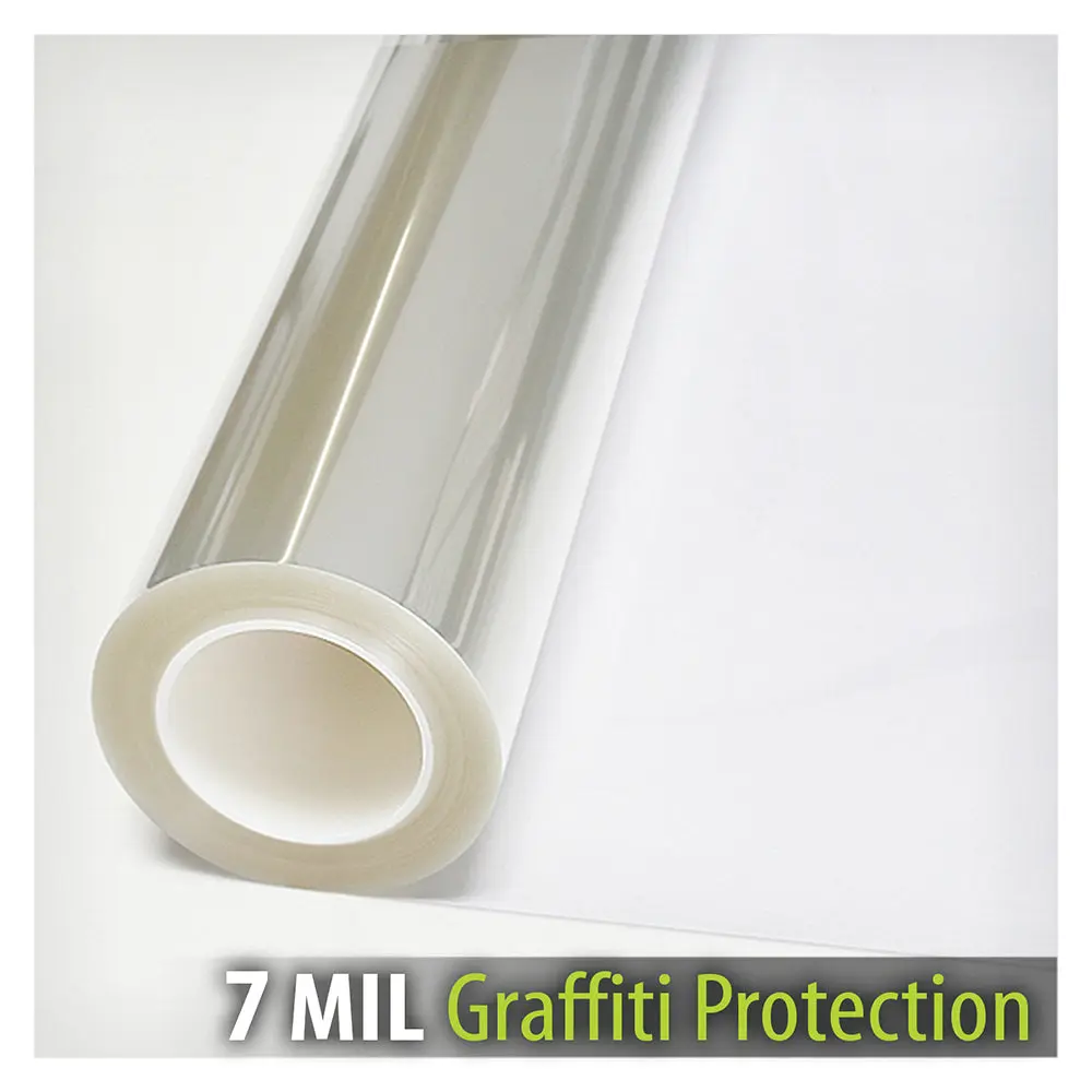 BDF AG7M Window Film Graffiti Protection 7 Mil Clear - Image 2