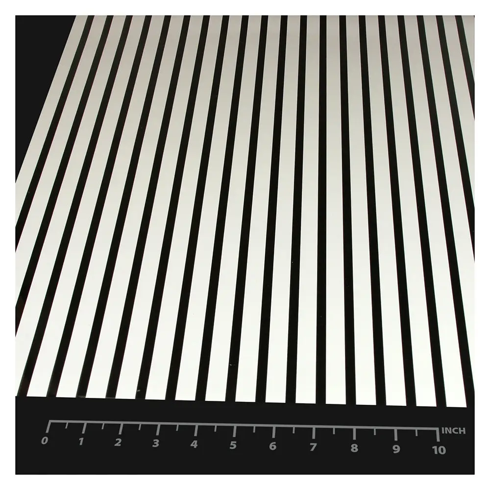 BDF BLVE Decorative Window Film Venetian Blind (1/2 Inch Wide Stripes) - Image 3
