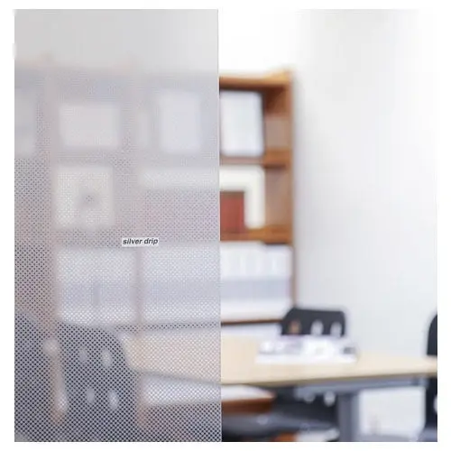 BDF 4SIDR Decorative Window Film Silver Drip