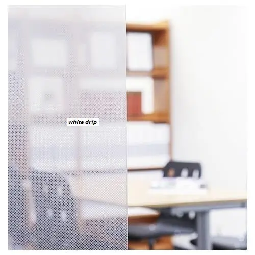 BDF 4WHDR Decorative Window Film White Drip - Image 3