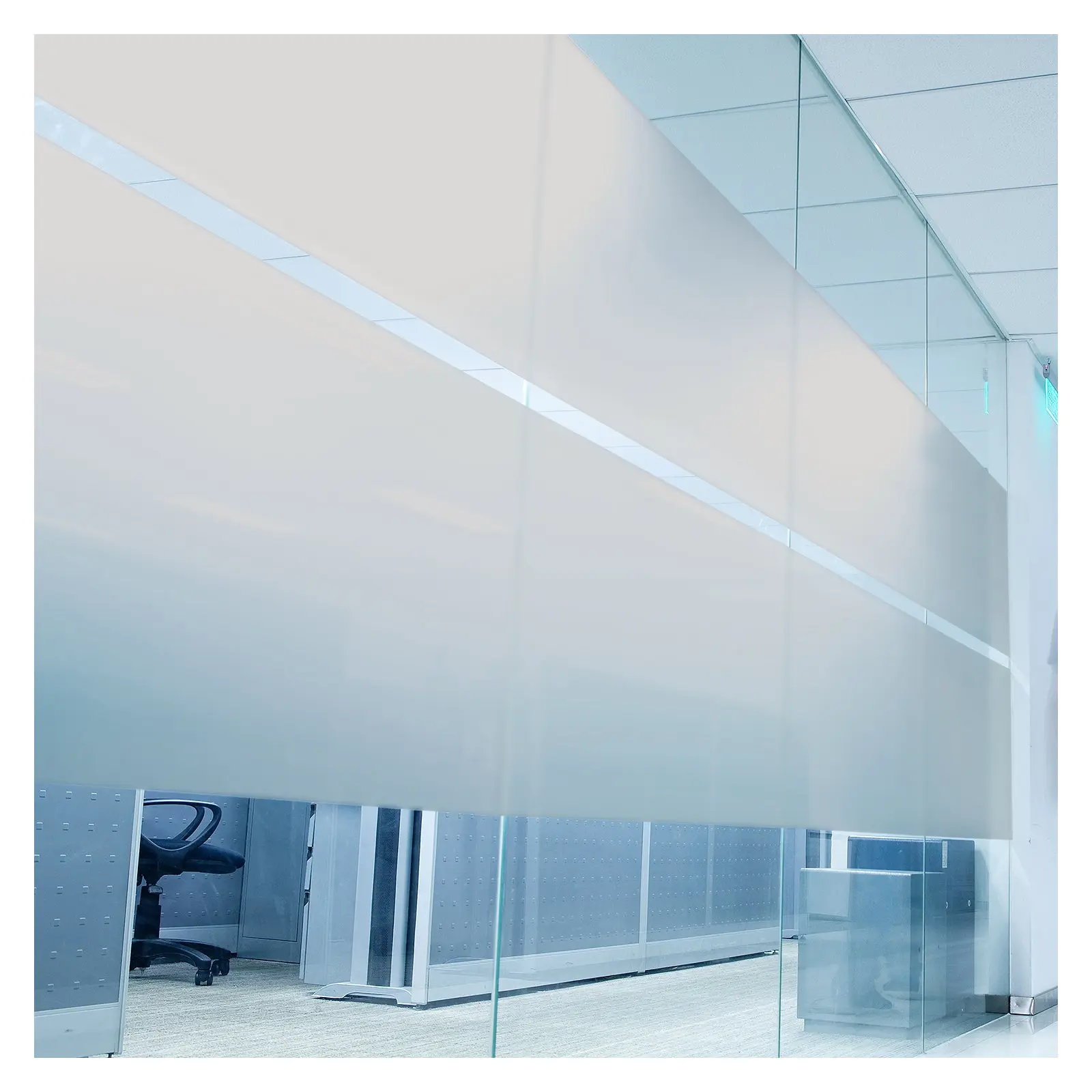 BDF MTSIL Decorative Window Film Silver Matte Frosted Opaque Privacy - Image 4