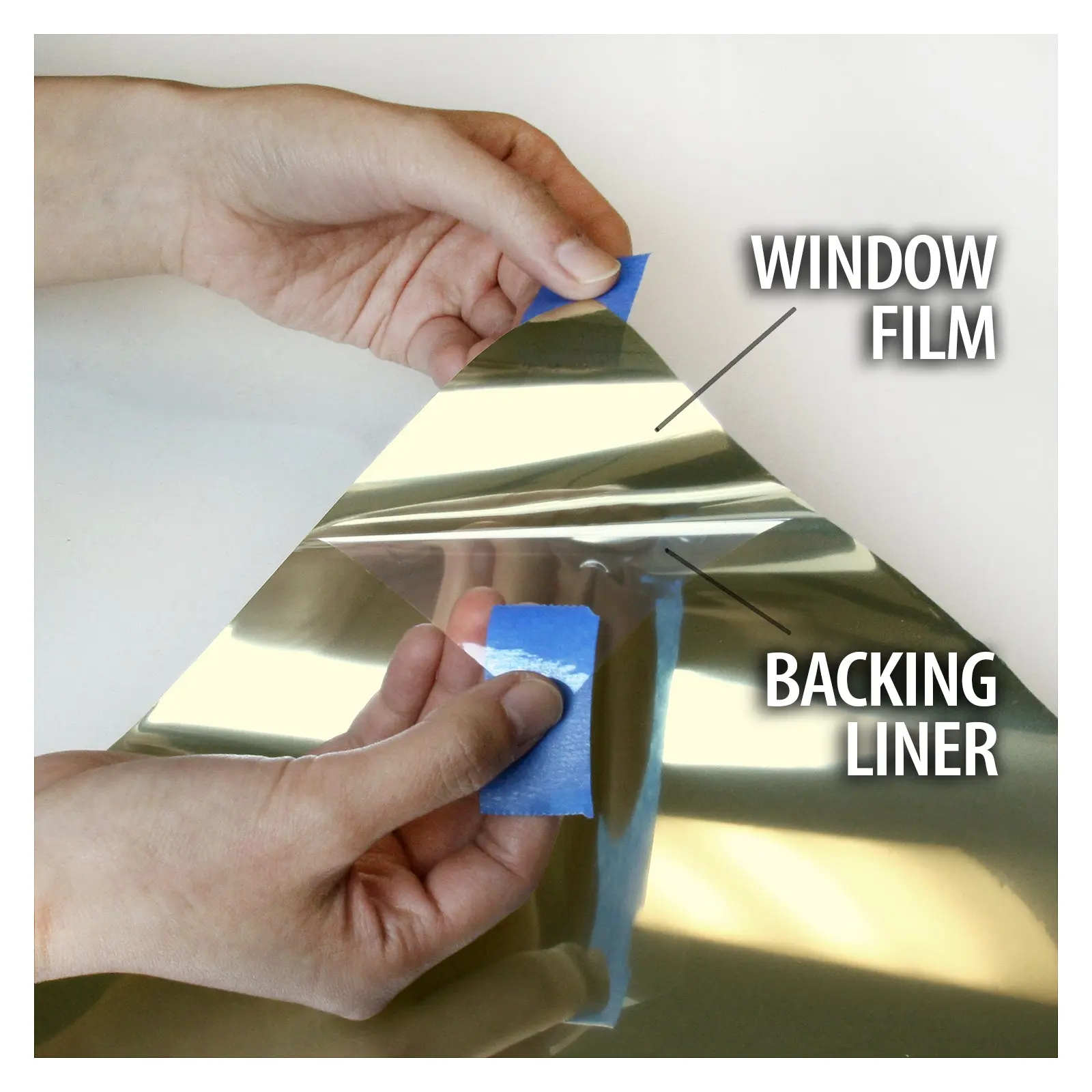 BDF PRGD Window Film Premium Color High Heat Control and Daytime Privacy Gold Outside, Silver Inside - Image 4