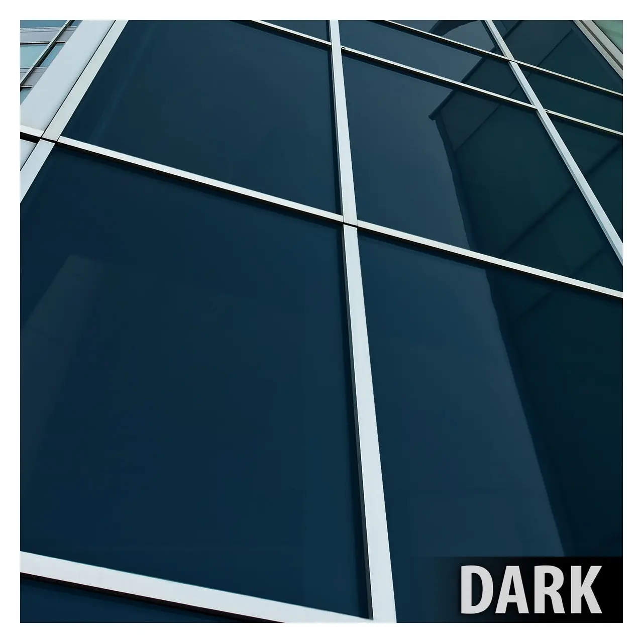 BDF PRGY Window Film Premium Color High Heat Control and Daytime Privacy Grey Outside, Silver Inside