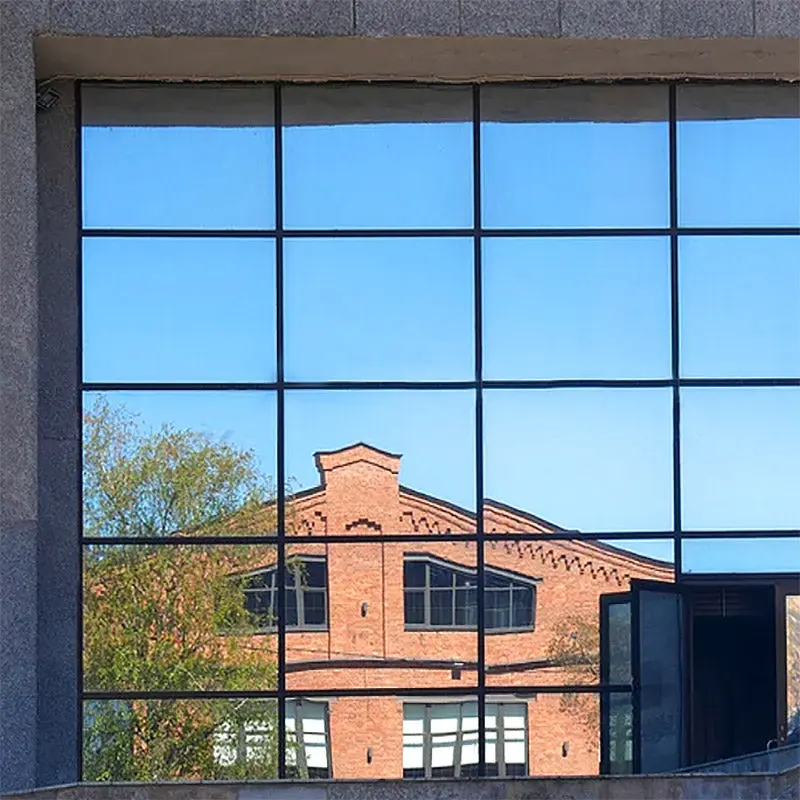 BDF S03 Window Film Highly Reflective Mirror Daytime Privacy and Sun Control Silver (Extremely Dark) - Image 3