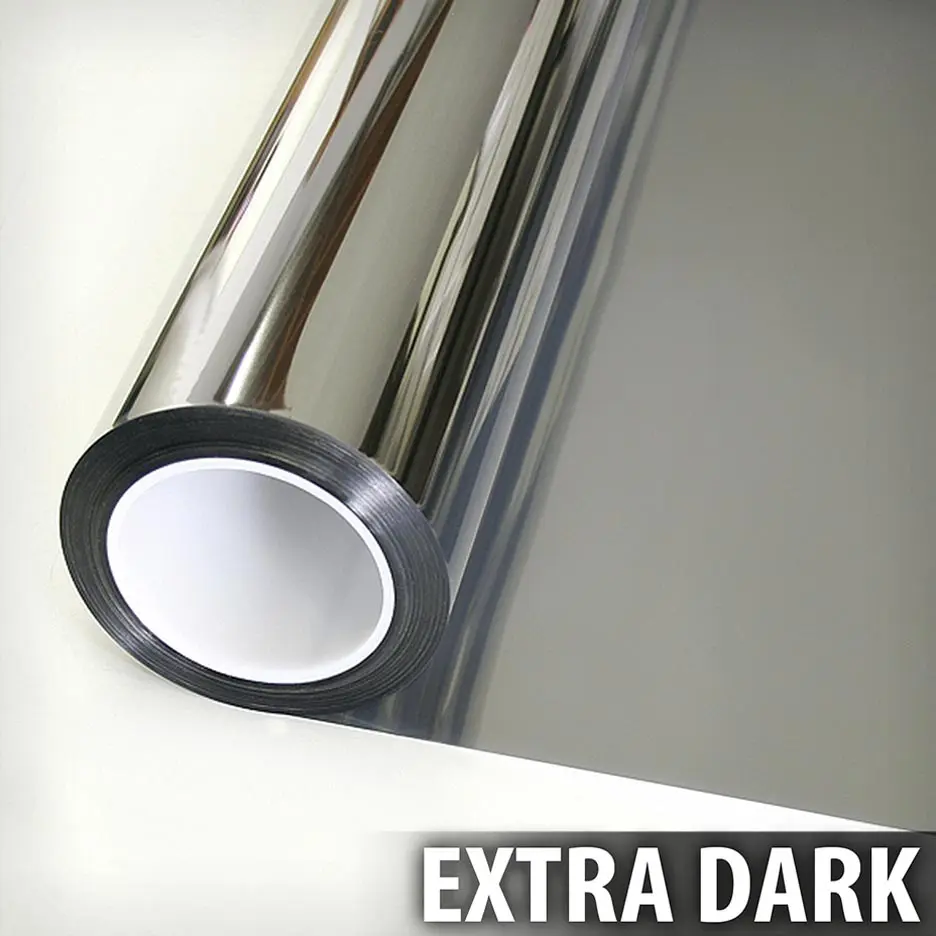 BDF S05 Window Film Daytime Privacy and Heat Control Mirror Silver 5 (Very Dark) - Image 6