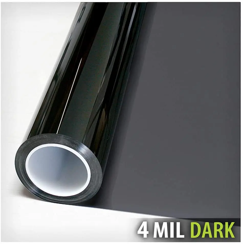 BDF S4MB05 Window Film Security and Daytime Privacy 4 Mil Black 5 (Very Dark) - Image 3