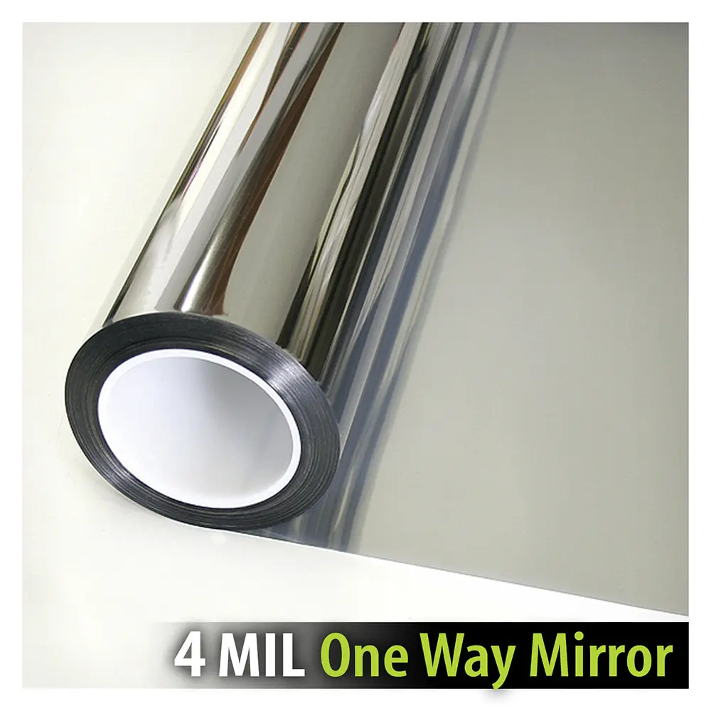 BDF S4MS15 Window Film Security and Daytime Privacy 4 Mil Mirror Silver (Dark) - Image 3