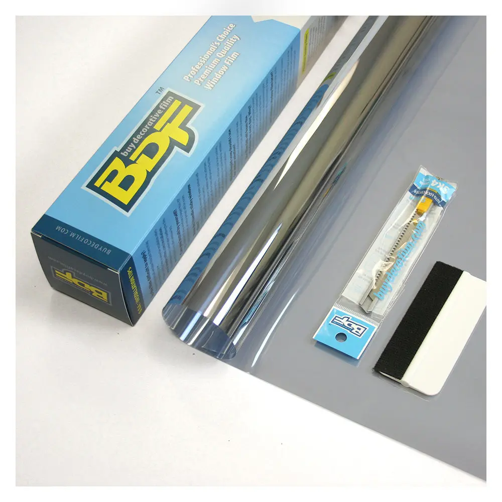 BDF S60 Window Film Transparent Heat Rejection & UV Cut Silver 60 (Light) - Image 2