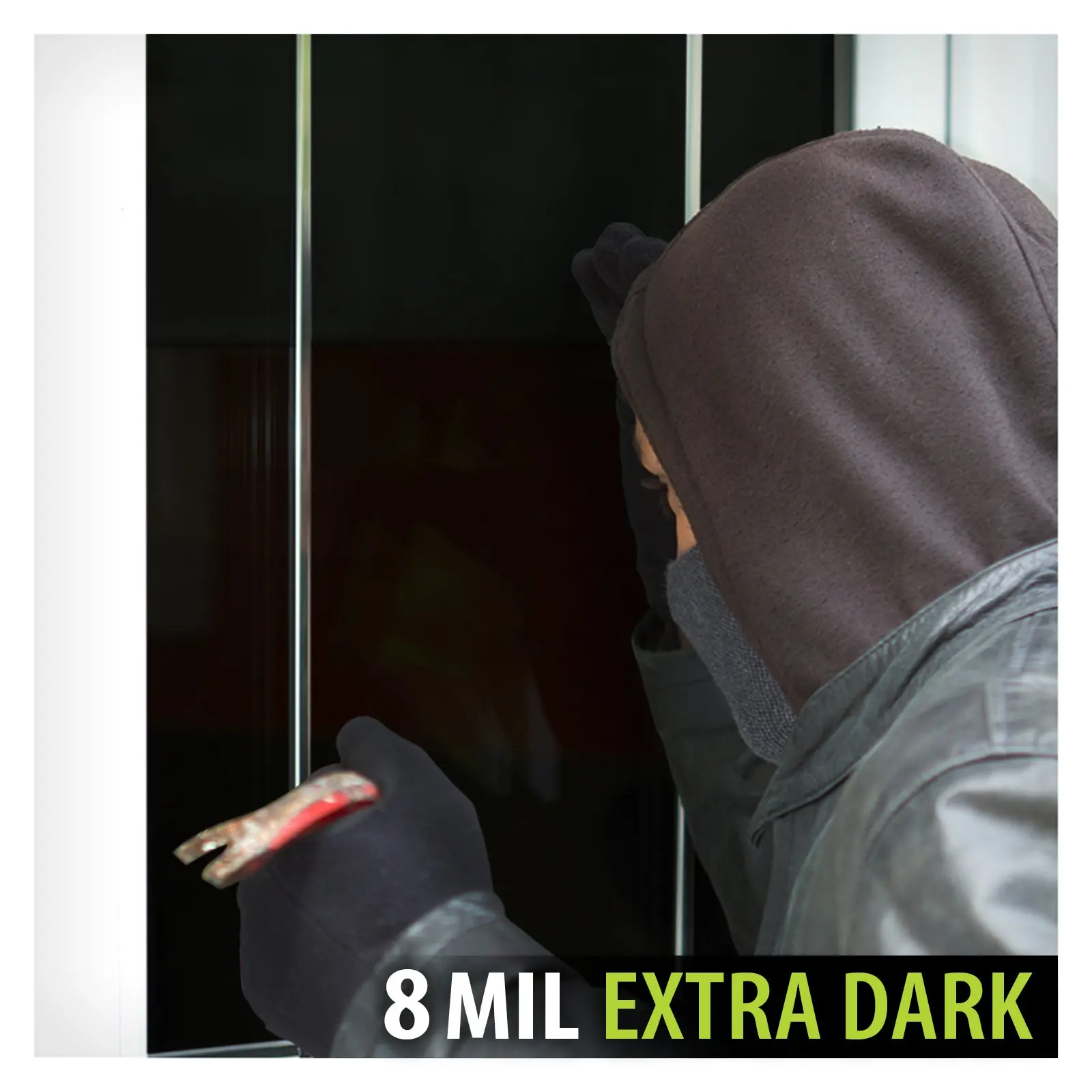 BDF S8MB05 Window Film Security and Daytime Privacy 8 Mil Black 5 (Very Dark) - Image 2