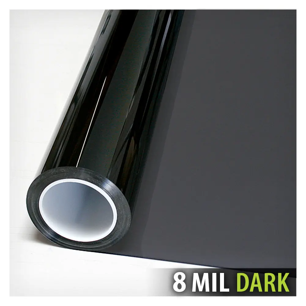 BDF S8MB20 Window Film Security and Daytime Privacy 8 Mil Black 20 (Dark) - Image 3