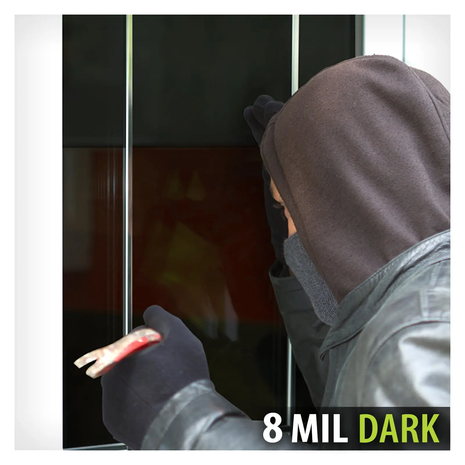 BDF S8MB20 Window Film Security and Daytime Privacy 8 Mil Black 20 (Dark) - Image 6